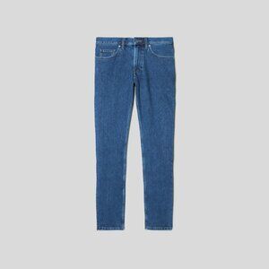 Everlane Men's Slim 4-Way Stretch Organic Jean | Uniform in Marine, Size 34x30